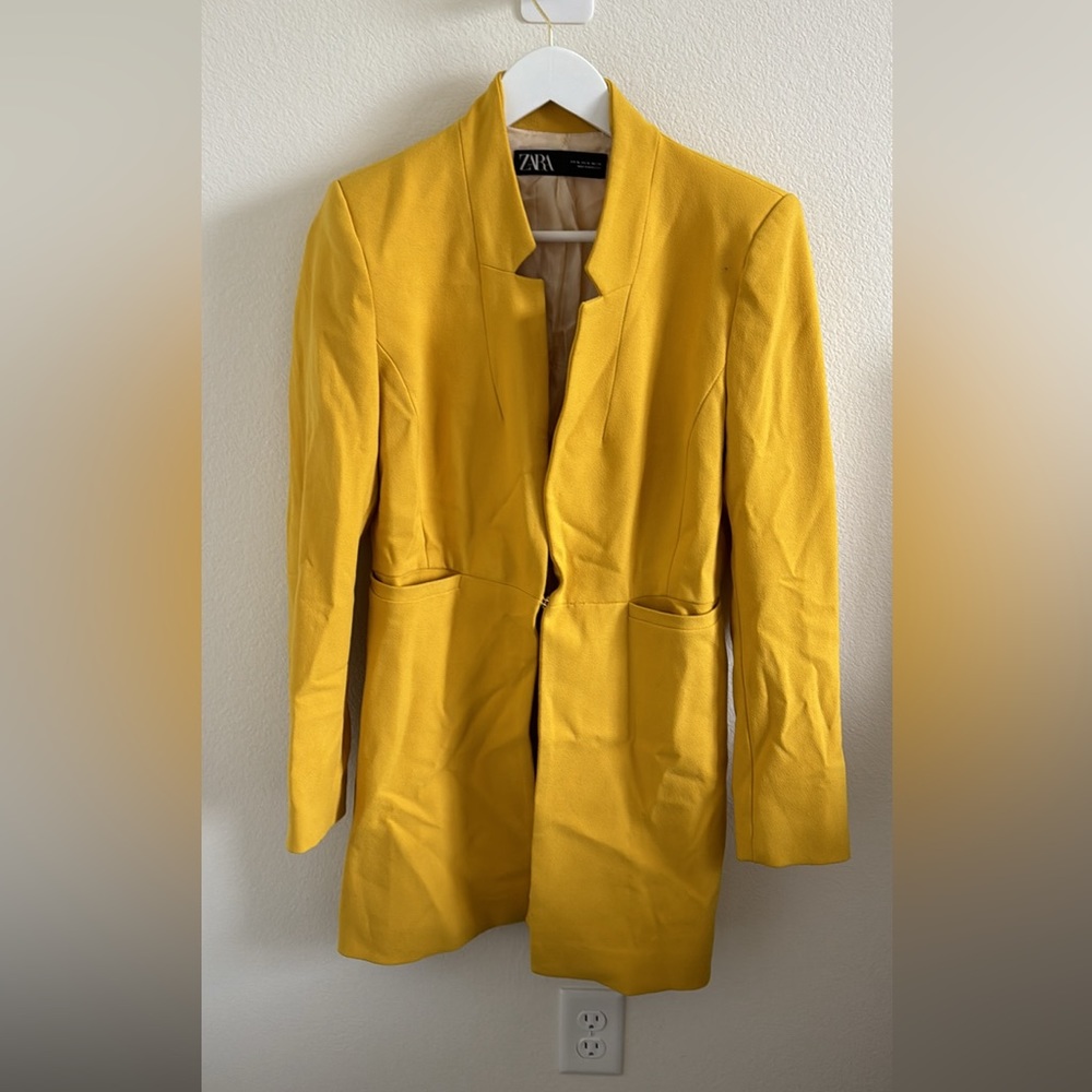 Yellow Zara Blazer Size M